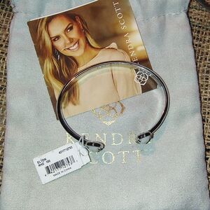🌸Kendra Scott Silver Cuff Elton Bracelet Has Tag And Bag